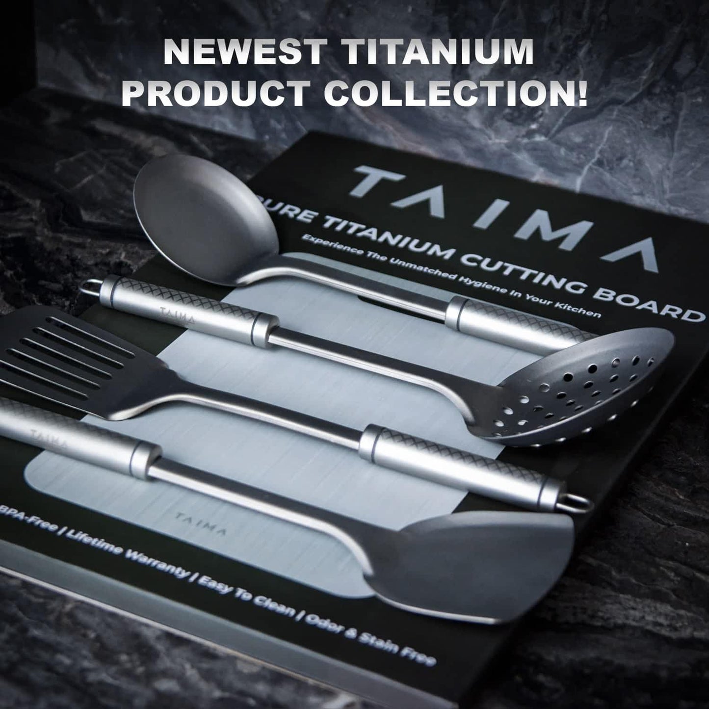 Taima® 100% Pure Titanium Spatula / Utensils