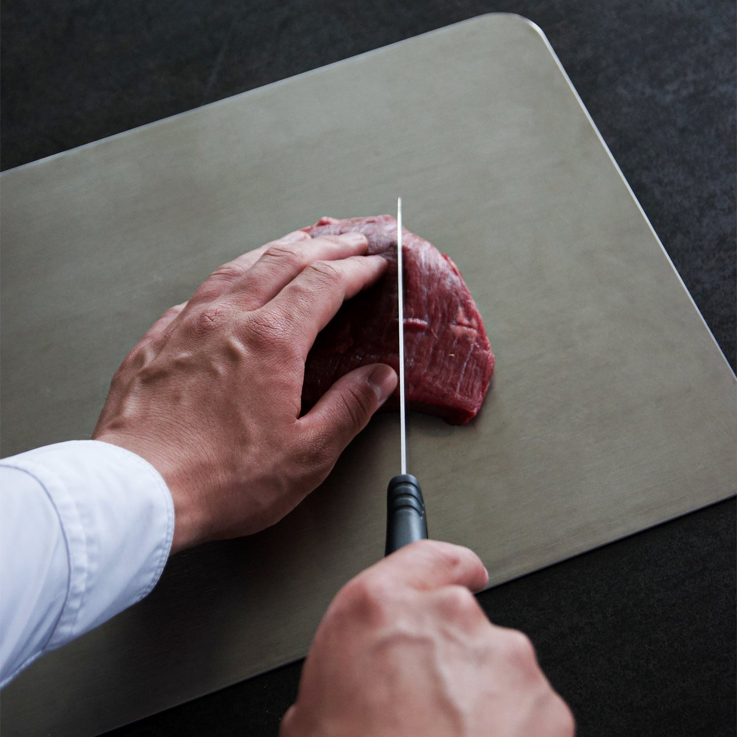 The Original Taima™ Pure Titanium Cutting Board | Non-Toxic & Antimicrobial